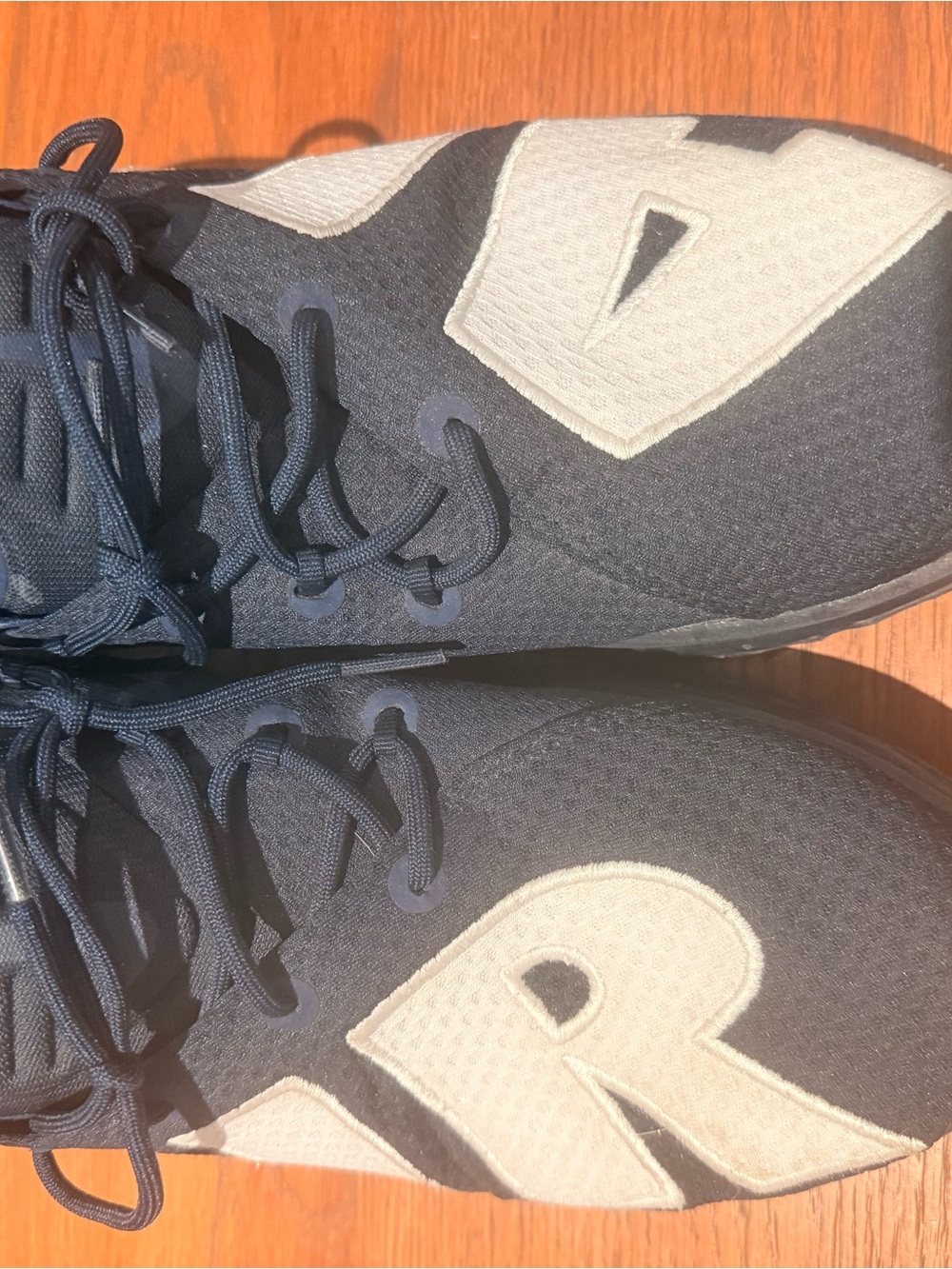 Nike Dark Blue Sneakers with White Tag Accent